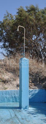 Outdoor beach shower