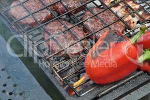 Meat on Barbecue