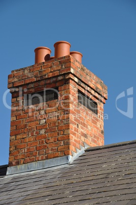 Brick chimney