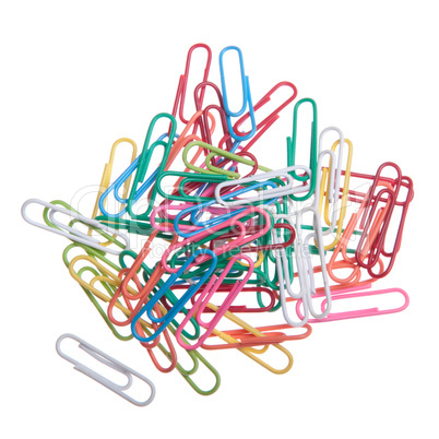 Colored paper clips