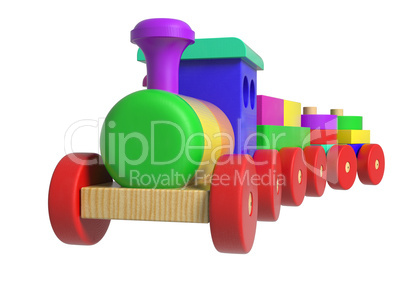 Wooden Toy Train