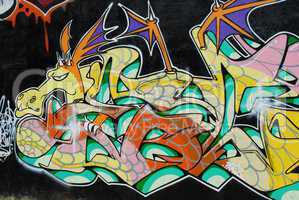 Graffiti Wall (Dragon)