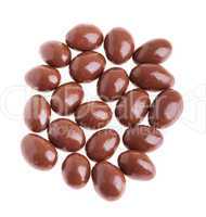 Chocolate almonds