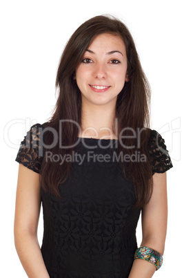 Young woman in dress