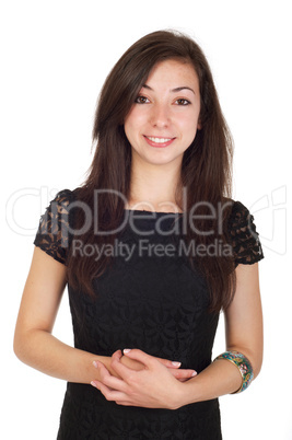 Young woman in dress