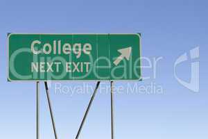 College - Next Exit Road