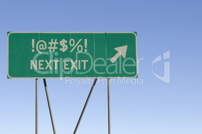 Cuss word - Next Exit Road