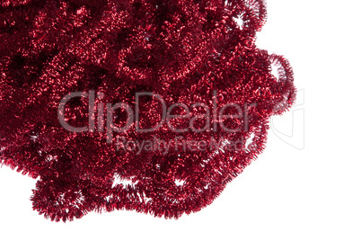 Christmas tinsel decoration