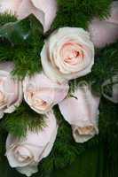 Pink roses bouquet