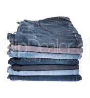 Stack of jeans