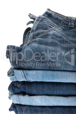 Stack of jeans