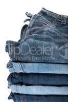 Stack of jeans