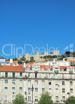 Sao Jorge Castle in Lisbon, Portugal