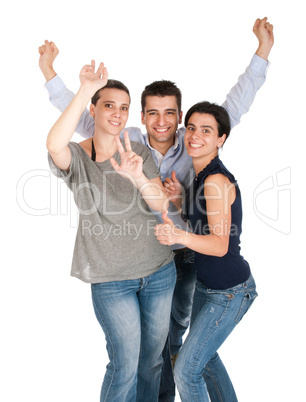 Brother and sisters having fun