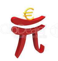 Renminbi helping euro