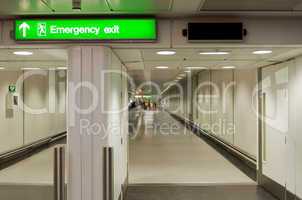 Emergency exit sign