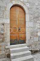 Tür in Pag, Kroatien