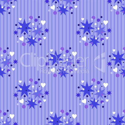 Seamless violet pattern