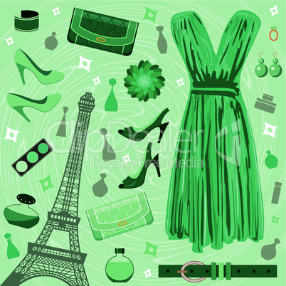 Paris fashion set