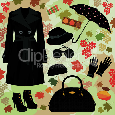 Autumn fashion set