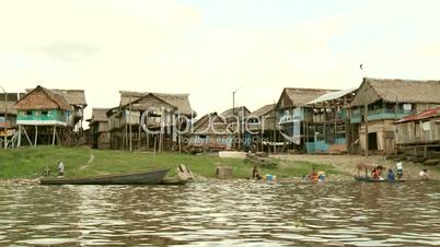 Dorf am Amazonas, Belen, Iquitos, Peru