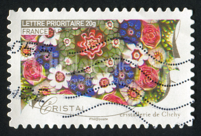 stamp printed by France