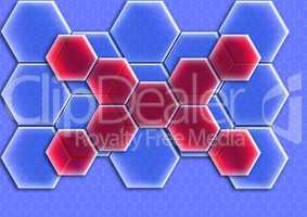 background from steel honeycomb