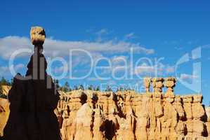 Shadow and light on Thor's Hammers, Bryce Canyon National Park, Utah
