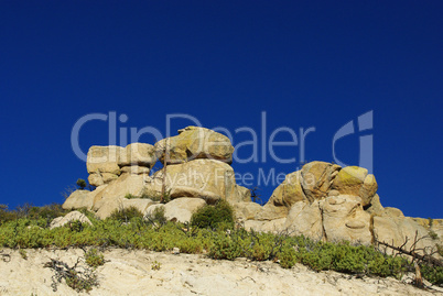 Rock formations on the way to Mount Lemmon, Coronado National Forest, Arizona