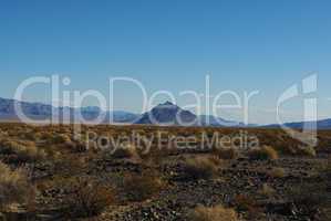Desert and mountain ranges near Death Valley Junction, Nevada/California border