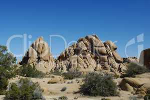 Joshua Tree National Park rock formations, California