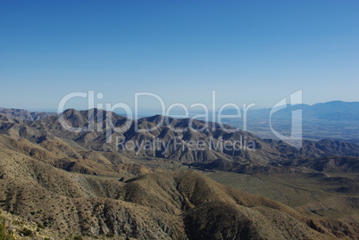 Keys View with Salton Sea and Mexico in the distance, Joshua Tree National Park, California