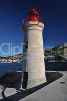Leuchtturm in Port d'Andratx, Mallorca