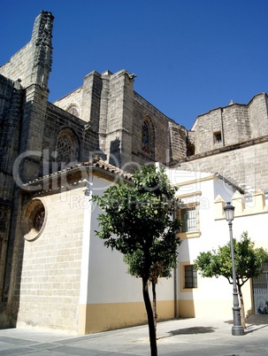 Gothic church in Jerez de la Frontera