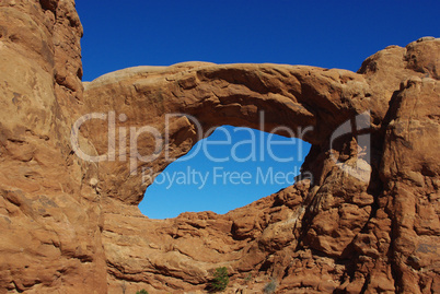 Big arch in Arches National Park, Utah