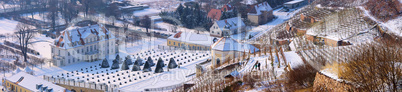 Radebeul Schloss Wackerbarth Winter  - Radebeul palace Wackerbarth winter 02