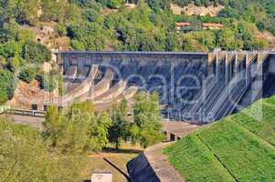 Staumauer - reservoir dam 03