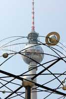 Berliner Fernsehturm und Weltzeituhr