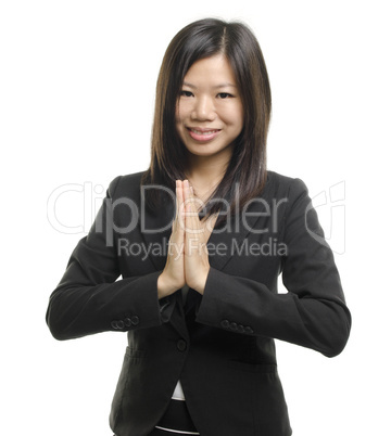 Asian business woman