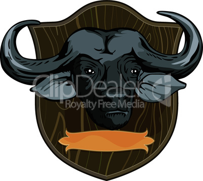 african buffalo retro