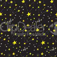 Seamless Constellation Background