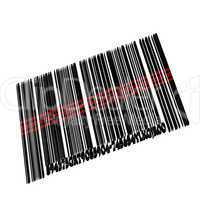 Three-dimensional metal bar code