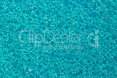 Bright closeup blue sponge texture