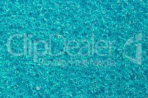 Bright closeup blue sponge texture