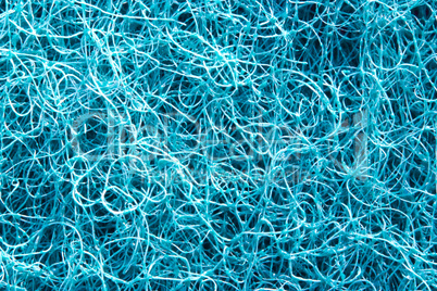 Macro blue sponge texture