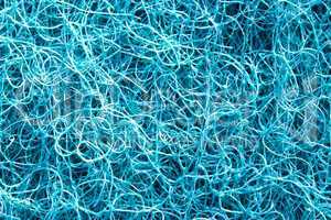 Macro blue sponge texture