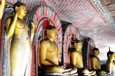 Historic buddha statues