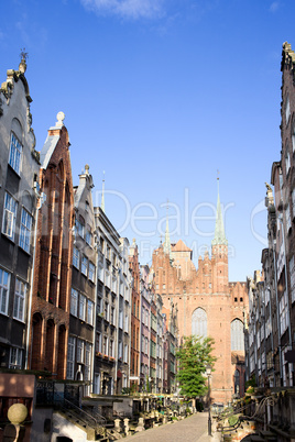 Mariacka Street in Gdansk