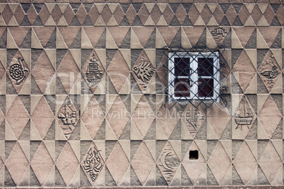Pattern Design on House Wall