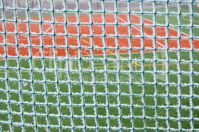 Frosty fence